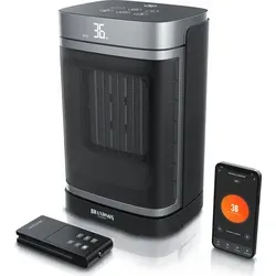 Brandson Heizlüfter mit WLAN, Keramik Heizgerät 1500 W - Elektroheizungen mit WLAN & App-Steuerung, 70° Oszillation und 24h Timer für individuelle Heizbedürfnisse. Ideal für gemütliche Wärme im Innenbereich.