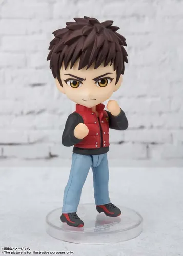 Tiger & Bunny T-Shirt mit B2 Sabaru Sengoku Figuarts Mini PVC Figur