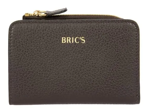 Bric's Leder Geldbörse Gondola Mughetto Wallet Ebony Dunkelbraun