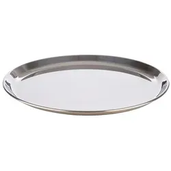 APS Tablett Ø27 cm, H: 1,5 cm, Edelstahl, hochglanzpoliert