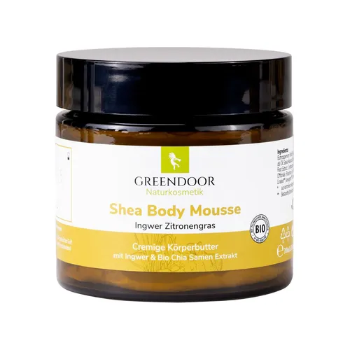 GREENDOOR Shea Body Mousse Ingwer Zitronengras