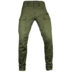 John Doe Motorradhose grün W38-L34 in grün von John Doe