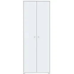 FORTE Schuhschrank Tempra 73,7 cm in Weiß - Kleiderschränke mit 5 variablen Einlegeböden, ideal für Ordnung und Platzersparnis im Flur oder Schlafzimmer.