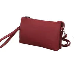 Gabor bags Emmy Damen Abendtasche Clutch Klein Rot - Damen-Clutches mit schickem 2-Kammer-System und vielseitigem Tragestil - ideal für stilvolle Abende und Partys.