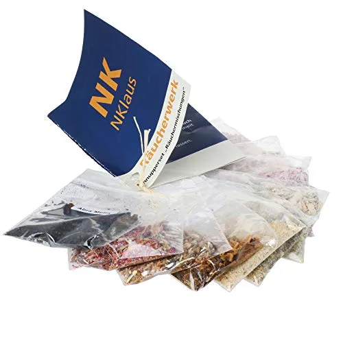 NKlaus Starterpaket Räucherwerk Set 10tlg. Anleitung Räuchermischungen Weihrauch 1519