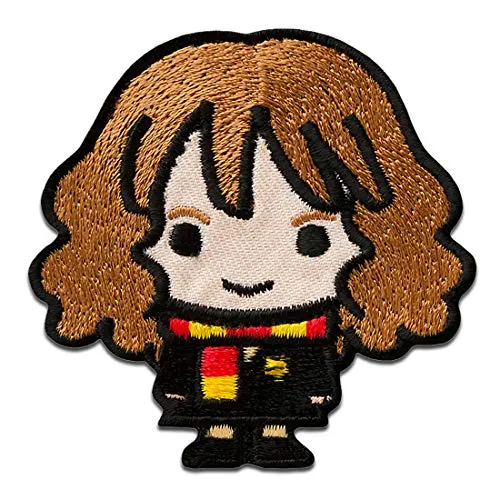 Catch the Patch Harry Potter Hermine Granger - (Größe: 6 x 6 cm) – Aufbügler & Applikationen in verschiedenen Größen – Ideal für Kleidung, Schulranzen, Jeans & Rucksäcke