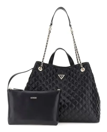 GUESS Shopper Giully II 2 in 1 Tote Black in schwarz von GUESS