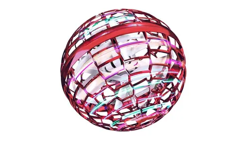 AMEWI / Magischer Hover Fly Ball 96mm mit Gyro, rot / 25321