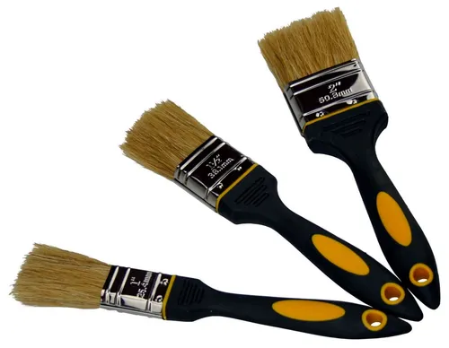 Easy Work Pinsel Flachpinsel Satz 3 teilig Malerpinsel helle Borsten