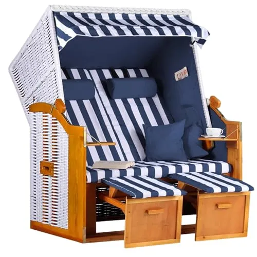 MR. DEKO Strandkorb Ostsee Volllieger 2-Sitzer von MR. DEKO