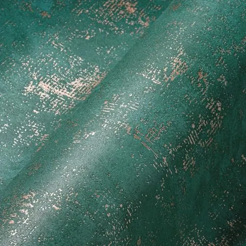 A.S. Création Strukturtapete Grün Gold THE BOS 388321 Vliestapete mit Glanzeffekt 10,05 m x 0,53 m Made in Germany