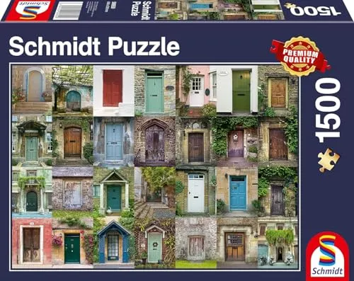 Schmidt Spiele 58950 Türen, 1500 Teile Puzzle