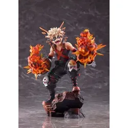 Takara Tomy My Hero Academia Statuette PVC 1/8 Katsuki Bakugo - Menschen-Spielfiguren, detailgetreue Figur von Katsuki Bakugo, ideal für Sammler und Fans, bringt die Welt von My Hero Academia ins Zuhause.