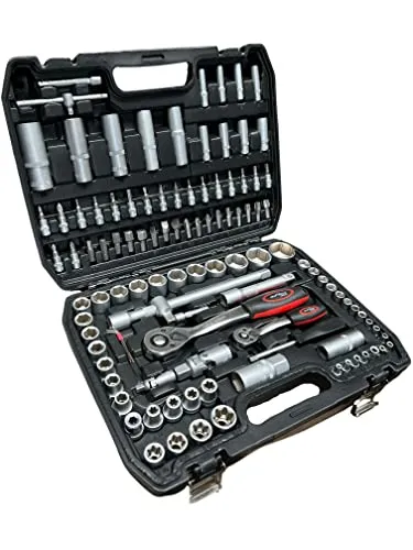 Kraftwelle 108 teiliger Profi Steckschlüssel Satz 1/2