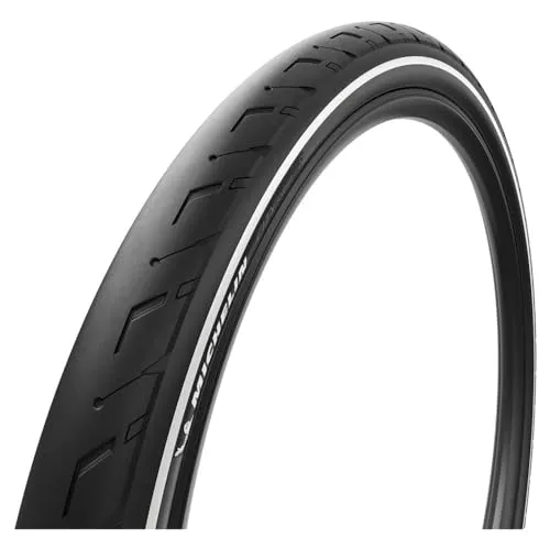 Michelin City-Fahrradreifen City Street 27,5 x 2.40 - Vielseitiger Fahrradreifen mit verbessertem Pannenschutz und hervorragendem Grip. Ideal für Stadtfahrten und E-Bikes, bietet er Sicherheit bei jedem Wetter.