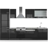 Vicco Küchenzeile R-Line Solid 300 cm - Küchenzeilen mit modernem Design, flexibel umstellbar und ideal für jeden Haushalt, sorgt für Freude beim Kochen und Einrichten.
