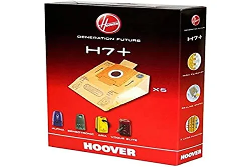 Hoover Original 9026177 Alpina H7+ Entsorgungsbeutel, Weiß von Hoover