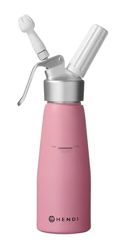 Hendi Sahnespender Kitchen Line 0,5l violett in pink von HENDI