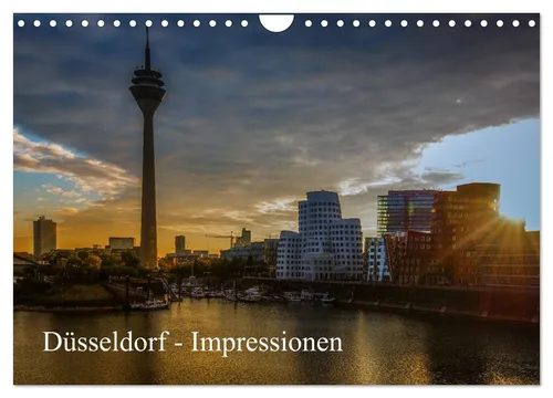 Düsseldorf - Impressionen (Wandkalender 2026 DIN A4 quer), CALVENDO Monatskalend