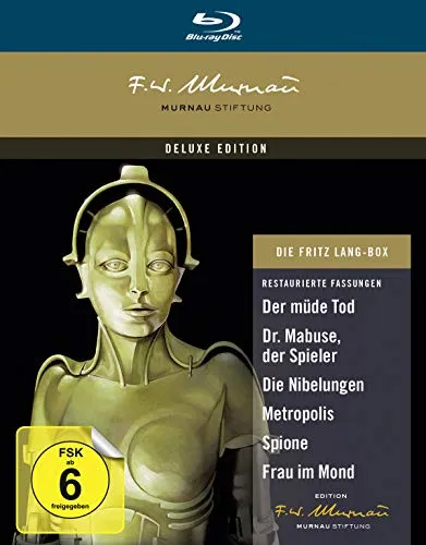 Die Fritz Lang Box [Blu-ray] - Filme mit Meisterwerken von Fritz Lang, ideal für Cineasten und Filmliebhaber, freigegeben ab 6 Jahren.