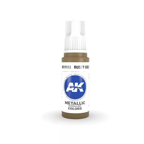 AK Interactive AK11193 - Rusty Gold 17ml - Neu