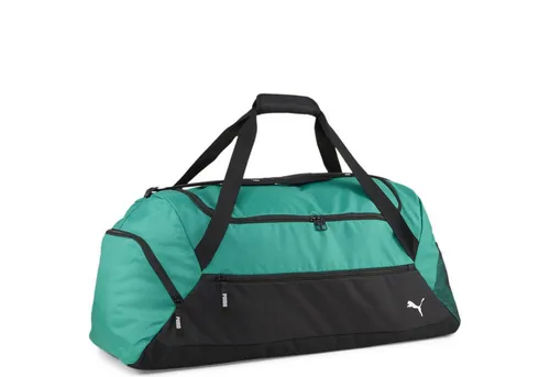 Puma Sporttasche L TeamGoal Teambag sport green-black - Sporttasche mit 72 Litern Volumen, verstellbarem Schultergurt und rutschfestem Schutz, ideal für Sportler und aktive Freizeitgestalter.