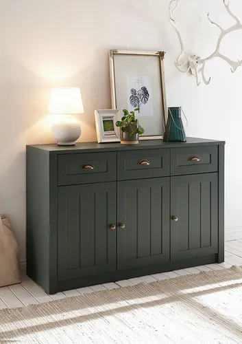Ascot Sideboard Kommode Anrichte 130cm grün Landhaus in grün von IMV
