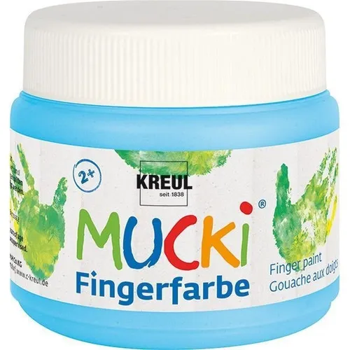 Kreul Mucki Fingerfarbe hellblau 150ml 100ml/2,66 Euro