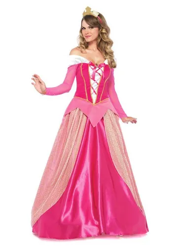 Leg Avenue Damen Dornröschen Prinzessin Kostüm in Rosa in pink von Leg Avenue