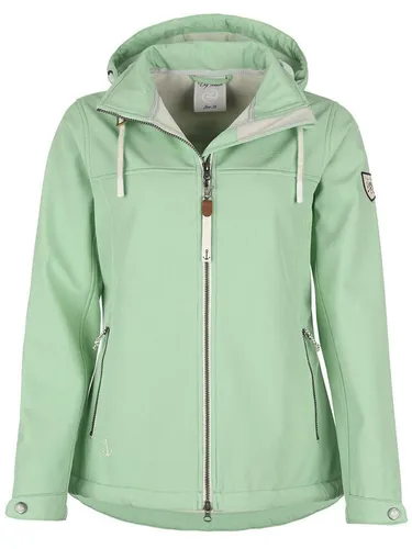 Dry Fashion Softshelljacke Damen Jacke Baltrum mit Fleece-Innenfutter und abnehmbarer Kapuze