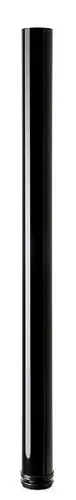 Hettich Möbelfuß 6,0 x 84 - 87 cm Stahl schwarz - 1 Stück  Möbelfuß