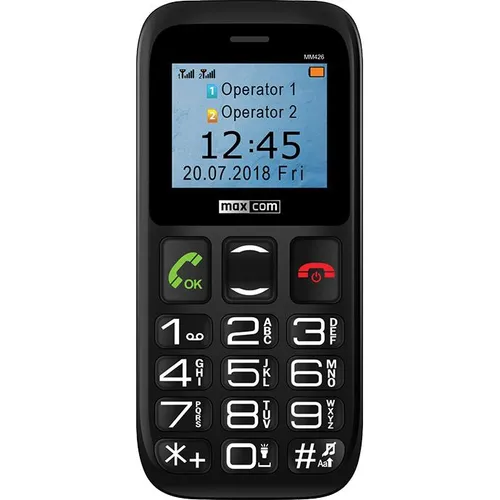 MaxCom MM426 Seniorentelefon Schwarz