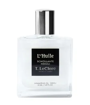 T leclerc Körperöl Neroli Shimmering Dry Oil - 50 ml schimmerndes Körperöl für alle Hauttypen, verleiht Haut und Haar einen edlen Glanz. Ideal zur Pflege und Verfeinerung, hinterlässt kein fettiges Finish.