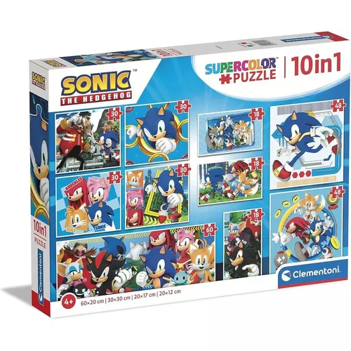 CLE puzzle 10w1 SuperKolor Sonic 80508 Clementoni 8005125805082