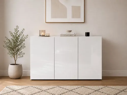 INOSIGN Sideboard Mister, Hochglanz Kommode 135cm