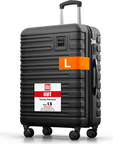 Travely Handgepäck-Trolley in schwarz von Travely