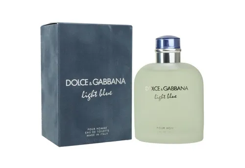 Dolce&Gabbana NEW Light Blue Pour Homme Eau de Toilette 200 ml - Herrendüfte mit mediterranem Flair, dieser Duft vereint spritzige Zitrusnoten und sinnliches Patchouli für den modernen Mann.