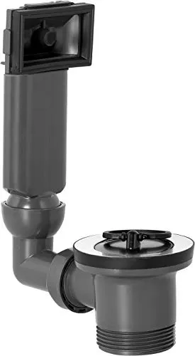 Cornat Rezyklat Ab- und Überlaufgarnitur - Für Standard Einbeckenspülen - 1 1/2 Zoll AG - Hergestellt aus recycelten Kunststoffen - Made in Germany Qualität / Spülenablauf / T353404R