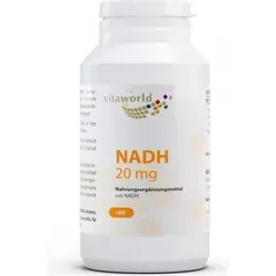 Vita World NADH 20 mg Kapseln | Vegan & Glutenfrei - Nahrungsergänzungsmittel mit patentierter Mikroverkapselung für langanhaltende Energie und Vitalität – ideal für aktive Lebensstile.