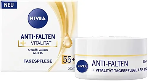 NIVEA Anti-Falten + Vitalität Tagespflege LSF 15 55+