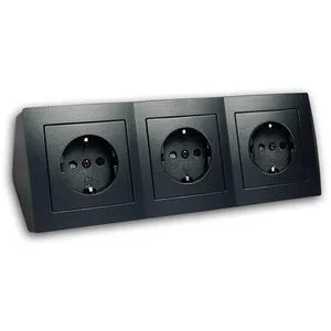 McPower Steckdosenblock Flair in schwarz von McPower