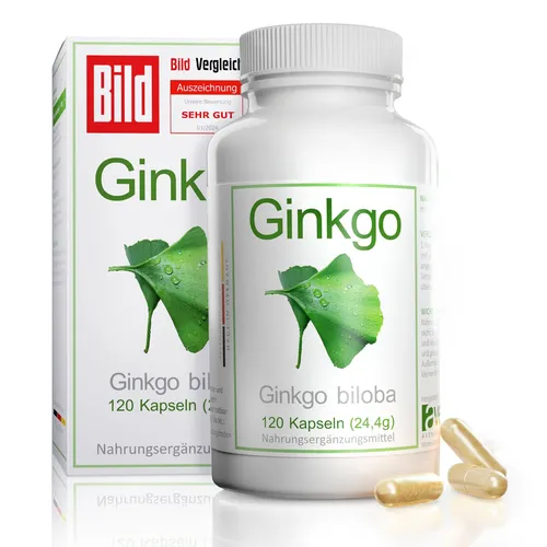 avenar pharma® Ginkgo biloba Kapseln 420mg – Fokus Konzentration - Konzentration & Leistungsfähigkeit – Hochdosierte Ginkgo biloba Kapseln mit 100% natürlichen Inhaltsstoffen, ideal für Vegetarier und Veganer, hergestellt in Deutschland.