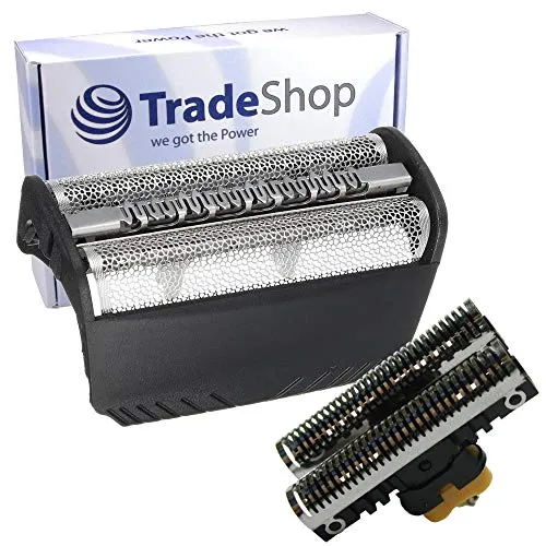 Kombipack Scherfolie Klingenblock Messer Rasierklinge kompatibel mit Braun 4739 4740 4745 4746 4747 4775 4776 4815 4835 4840 4845 4875 4876 5491 5492 5493 5494 5495 5713 5714 5715 5716 5717 5742