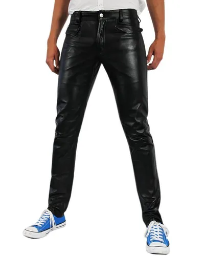 Bockle® Tube Lamb Herren Lederjeans von Bockle