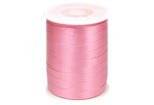 Star Dekoband, Geschenkband Ringelband 10mm x 250m Rolle Rosa