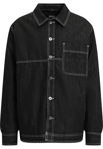 Urban Classics Herren Jacke Oversized Trucker Jacket black raw L