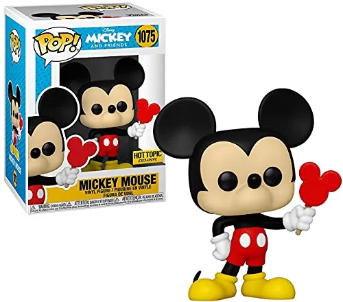 Funko Mickey with Popsicle Exclusive - Chibi Figuren - Exklusive Pop! Disney Figur von Mickey mit Eis am Stiel, ca. 86,4 cm hoch und ein Muss für Sammler!