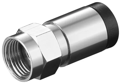 Kompressions-F-Stecker 7,0 mm Kompressions-Adapter aus Zink mit Nickelkontakten