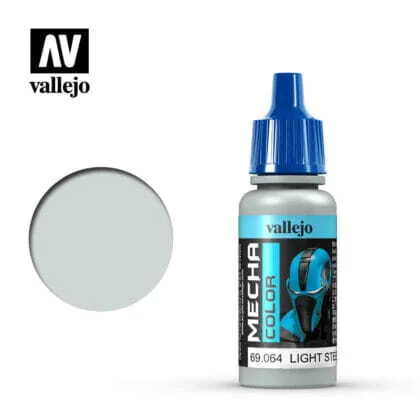 VALLEJO MECHA COLOR 69064 LIGHT STEEL 17ml (Acrylic Paint)