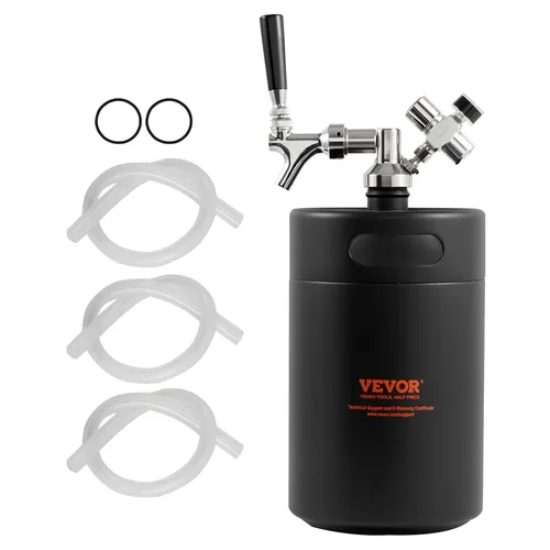 VEVOR Mini Bierfass Bierzapfanlage 5L